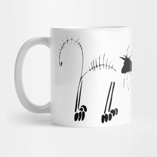 Cat Skeleton Mug